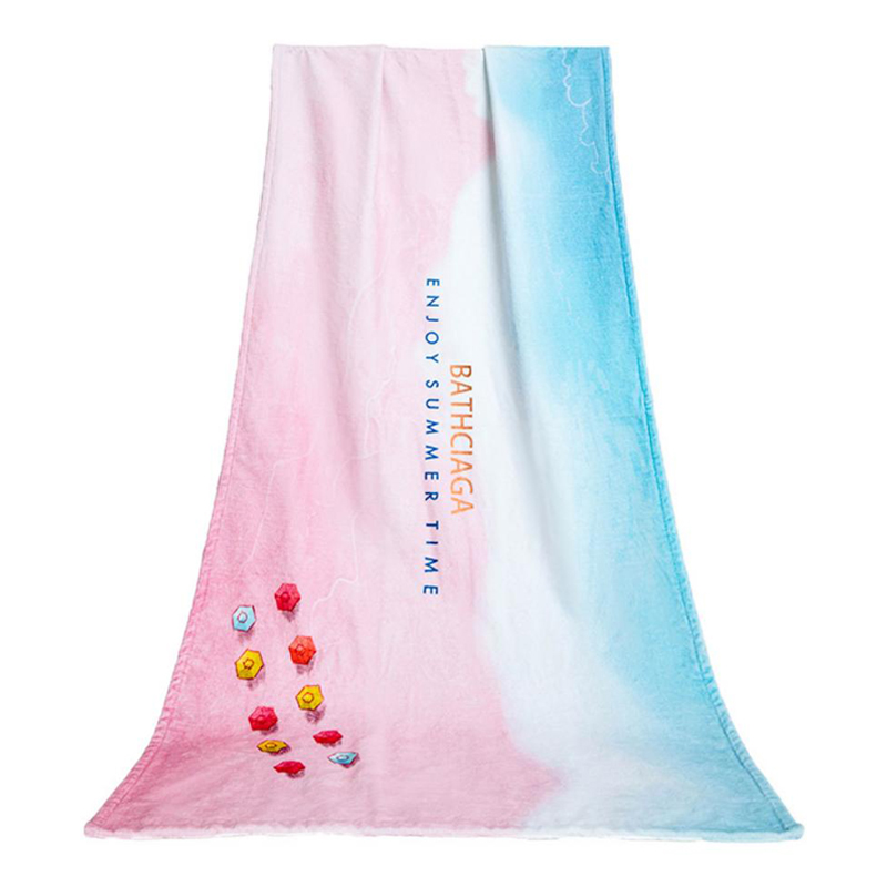 Low Moq Custom Digital Printed  Beach Towel