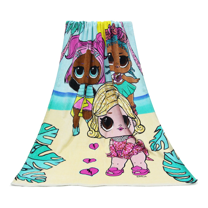 Cotton Double-Sided Printing Bath Towels