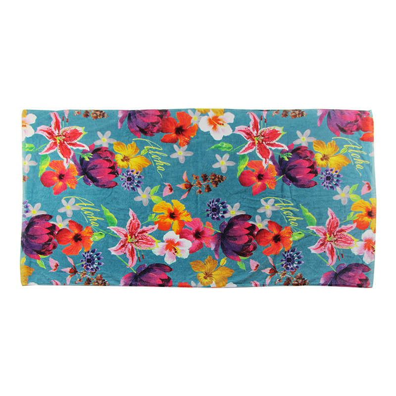 Oversized Custom Reactive Printing Bath Towel