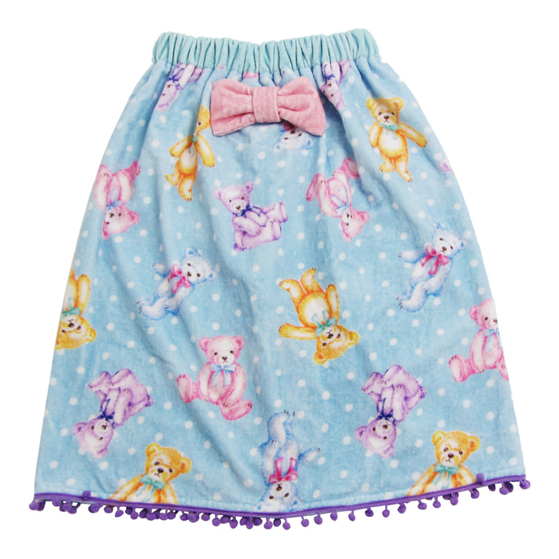 Cotton Digital Printing Bathrobe With Tassels
