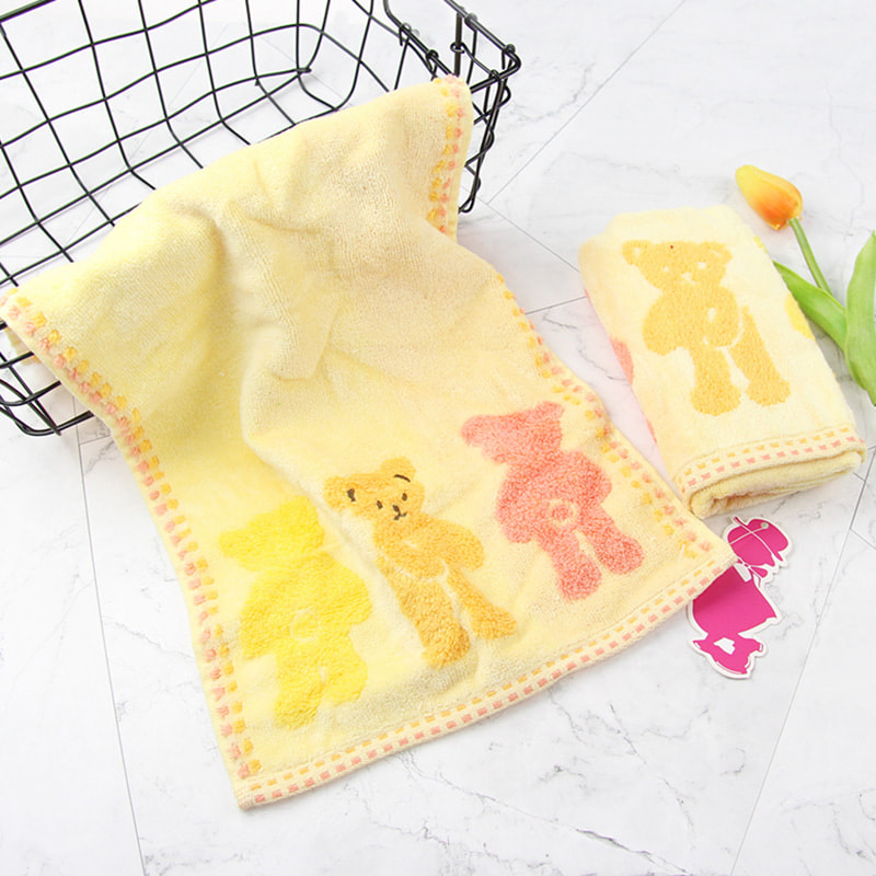 Cotton Jacquard Face Towel For Kids