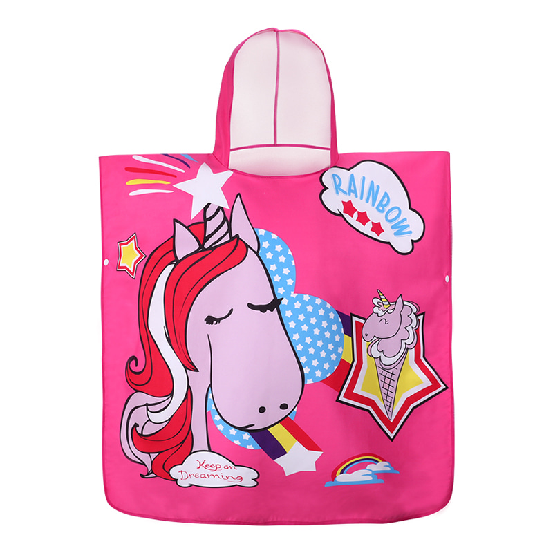Kids Sublimation Printed Cape Beach Towel